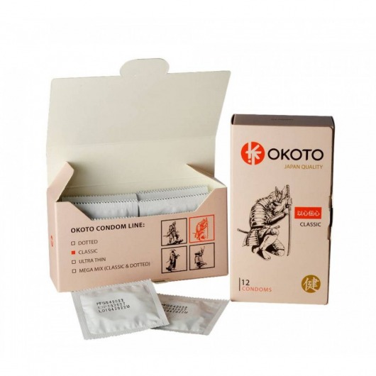 Презервативы OKOTO Classic - 12 шт. - Sitabella - купить с доставкой в Раменском