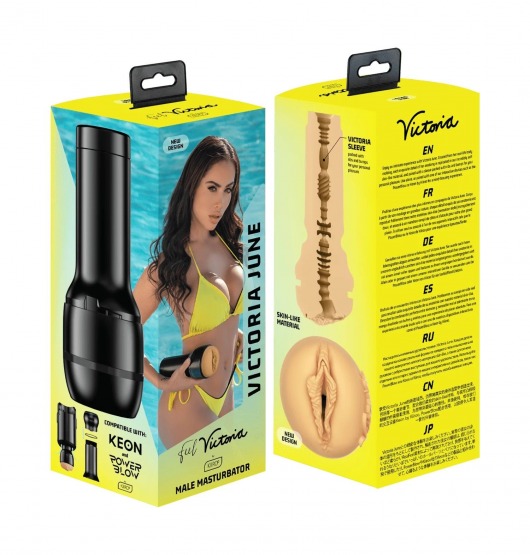 Мастурбатор-вагина FeelVictoria Stroker - Kiiroo - в Раменском купить с доставкой