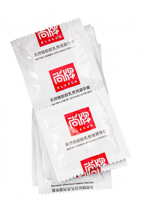 Презервативы с точками и ребрами Elasun Ribbed and Dotted - 10 шт. - Elasun - купить с доставкой в Раменском