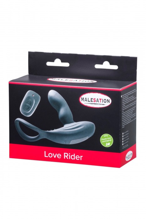 Стимулятор простаты с эрекционным кольцом Love Rider - MALESATION - в Раменском купить с доставкой