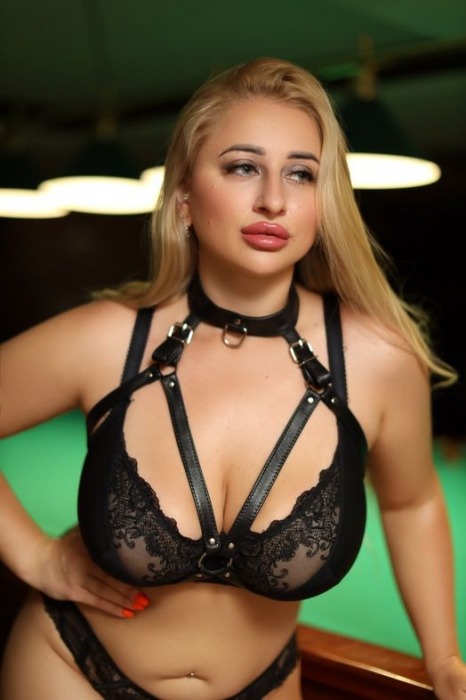 Черная кожаная сбруя с ошейником plus size из нежной кожи - БДСМ Арсенал - купить с доставкой в Раменском