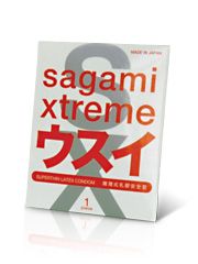 Ультратонкий презерватив Sagami Xtreme SUPERTHIN - 1 шт. - Sagami - купить с доставкой в Раменском