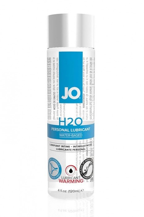 Возбуждающий лубрикант на водной основе JO Personal Lubricant H2O Warming - 120 мл. - System JO - купить с доставкой в Раменском