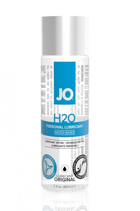 Нейтральный лубрикант на водной основе JO Personal Lubricant H2O - 60 мл. - System JO - купить с доставкой в Раменском