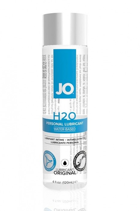 Нейтральный лубрикант на водной основе JO Personal Lubricant H2O - 120 мл. - System JO - купить с доставкой в Раменском