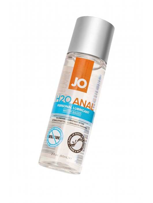 Анальный лубрикант на водной основе JO Anal H2O - 60 мл. - System JO - купить с доставкой в Раменском