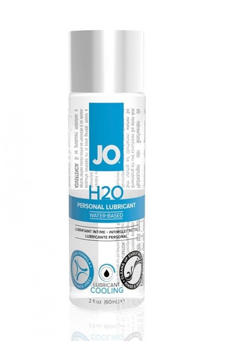 Охлаждающий лубрикант на водной основе JO Personal Lubricant H2O COOLING - 60 мл. - System JO - купить с доставкой в Раменском