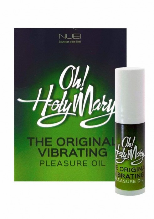Масло унисекс с эффектом вибрации Oh! Holy Mary - 6 мл. - Nuei cosmetics - купить с доставкой в Раменском