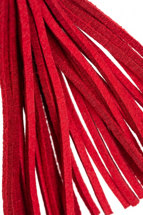 Зажимы на соски «Вилки» с красными кисточками из замши - Pecado - купить с доставкой в Раменском