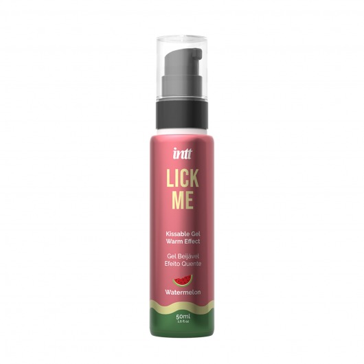 Гель Lick Me с согревающим эффектом и ароматом арбуза - 50 мл. - INTT - купить с доставкой в Раменском