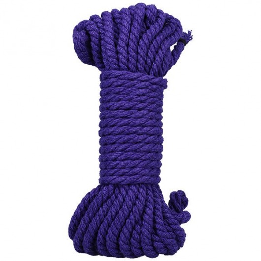 Фиолетовая верёвка для связывания и фиксации Bind Tie - 9,14 м. - Doc Johnson - купить с доставкой в Раменском