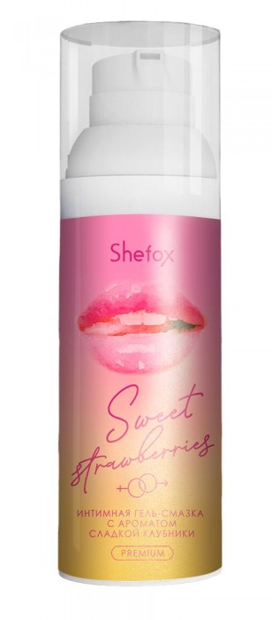 Интимная гель-смазка Shefox Premium «Сладкая клубника» - 50 мл. - Shefox - купить с доставкой в Раменском