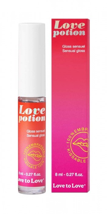 Возбуждающий блеск для губ Love Potion - 8 мл. - Love to Love - купить с доставкой в Раменском