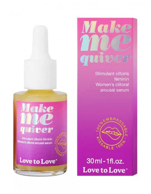 Возбуждающие капли для клитора Make Me Quiver - 30 мл. - Love to Love - купить с доставкой в Раменском