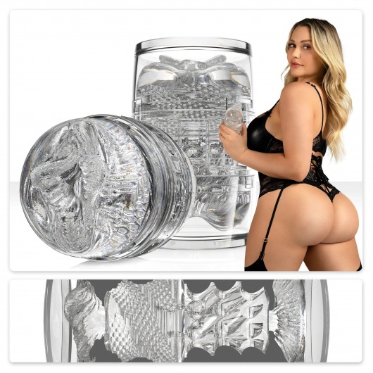 Прозрачный двусторонний мастурбатор Fleshlight Quickshot Mia Malkova - Fleshlight - в Раменском купить с доставкой