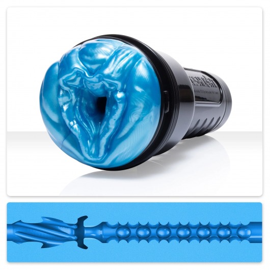 Мастурбатор-вагина Fleshlight Freaks Alien Blue Metallic - Fleshlight - в Раменском купить с доставкой