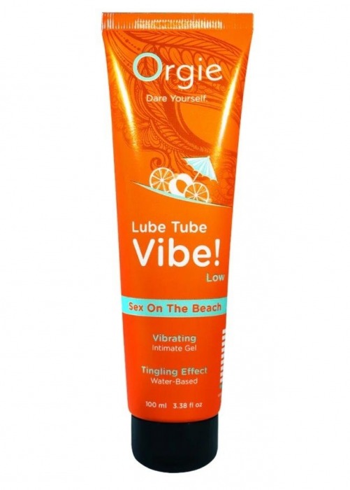 Гель с эффектом вибрации Lube Tube Vibe Low Sex On The Beach - 100 мл. - ORGIE - купить с доставкой в Раменском