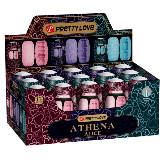 Набор из 15 мастурбаторов Athena Alice - Baile - в Раменском купить с доставкой