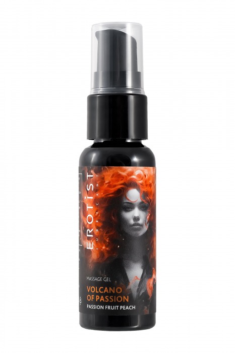 Гель с эффектом вибрации Volcano Of Passion со вкусом персика и маракуйи - 25 мл. - Erotist Lubricants - купить с доставкой в Раменском