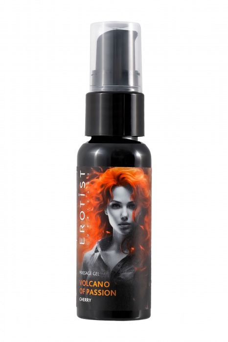 Гель с эффектом вибрации Volcano Of Passion со вкусом вишни - 25 мл. - Erotist Lubricants - купить с доставкой в Раменском