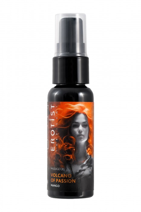 Гель с эффектом вибрации Volcano Of Passion со вкусом манго - 25 мл. - Erotist Lubricants - купить с доставкой в Раменском