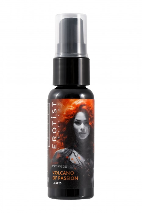 Гель с эффектом вибрации Volcano Of Passion со вкусом винограда - 25 мл. - Erotist Lubricants - купить с доставкой в Раменском