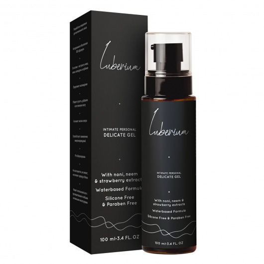 Интимный гель с экстрактами нони, нима и клубники Luberium Delicate Waterbased - 100 мл. - Luberium - купить с доставкой в Раменском