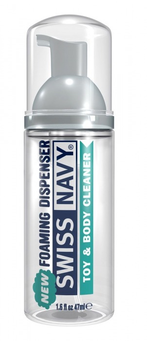 Очищающая пенка для игрушек и тела Toy   Body Cleaner Foamer - 47 мл. - Swiss navy - купить с доставкой в Раменском