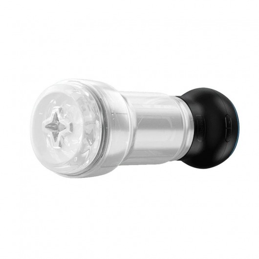 Набор PowerBlow   Feel Pocket Stroker Crystal: мастурбатор и интерактивная насадка - Kiiroo - в Раменском купить с доставкой