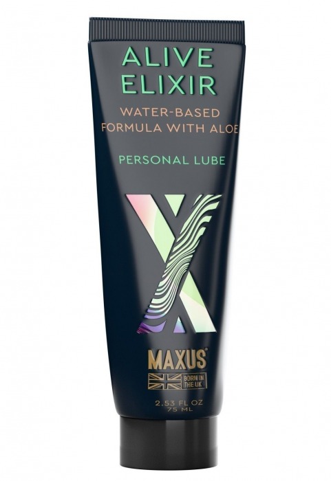 Интимный гель на водной основе MAXUS Alive Elixir - 75 мл. - Maxus - купить с доставкой в Раменском