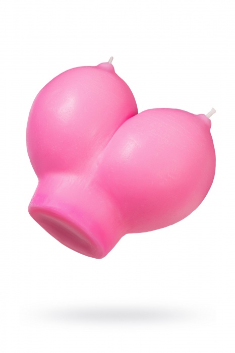 Розовая свеча «Сиськи» - 150 гр. - Pecado - купить с доставкой в Раменском