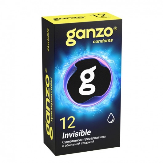 Супертонкие презервативы Ganzo Invisible - 12 шт. - Ganzo - купить с доставкой в Раменском
