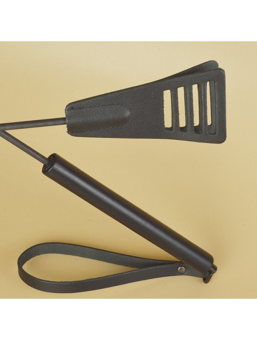 Черный кожаный стек «Сириус» - 60 см. - Sitabella - купить с доставкой в Раменском