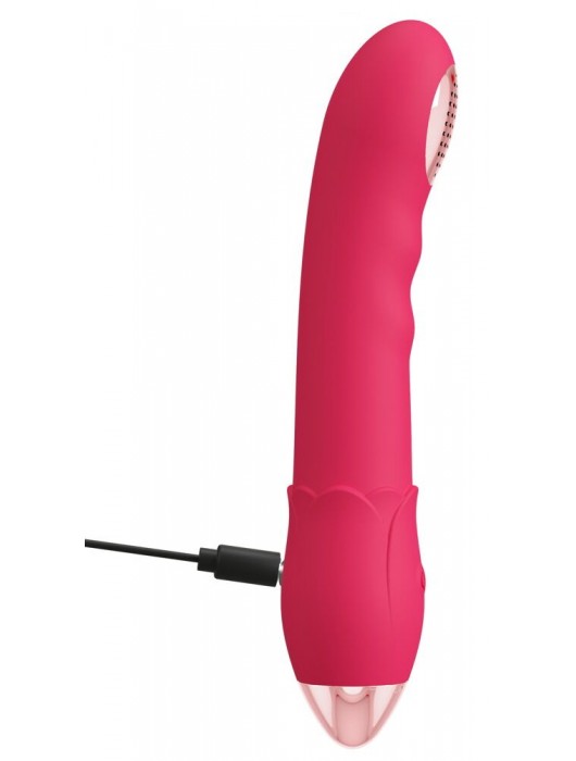 Малиновая насадка на душ с вибрацией Showers to orgasm - 20,1 см. - Orion - купить с доставкой в Раменском