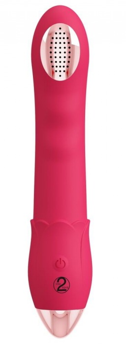 Малиновая насадка на душ с вибрацией Showers to orgasm - 20,1 см. - Orion - купить с доставкой в Раменском