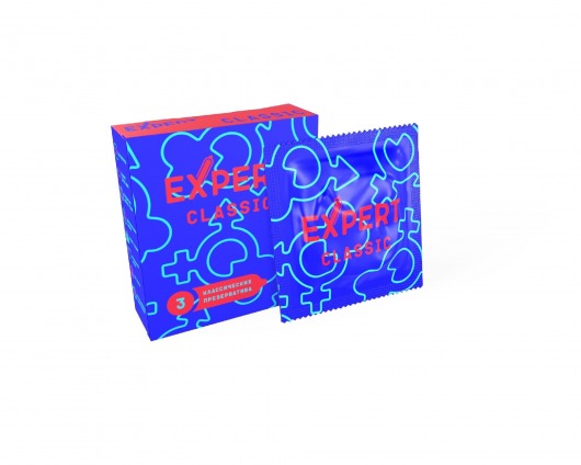 Классические презервативы Expert Classic - 3 шт. - Expert - купить с доставкой в Раменском