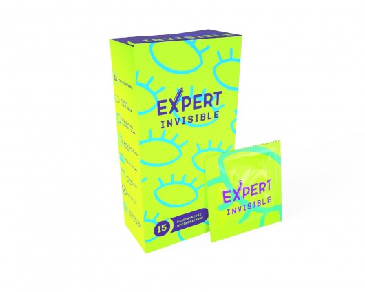 Ультратонкие презервативы Expert Invisible - 15 шт. - Expert - купить с доставкой в Раменском