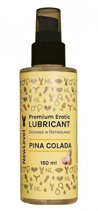Ароматизированный лубрикант на водной основе NewLevel Pina Colada - 150 мл. - NewLevel - купить с доставкой в Раменском