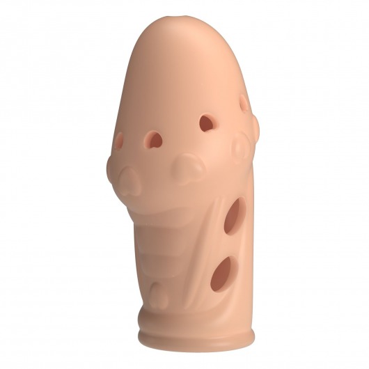 Телесная насадка на пенис Booker - 8 см. - Baile - в Раменском купить с доставкой