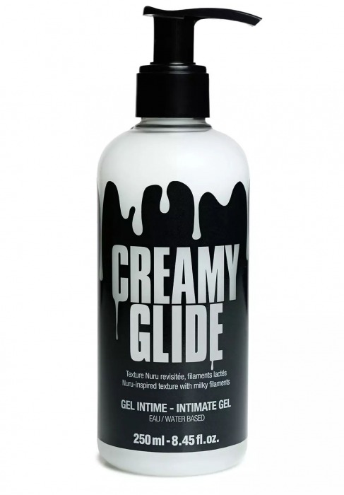 Лубрикант на водной основе Creamy Glide с консистенцией спермы - 250 мл. - Strap-on-me - купить с доставкой в Раменском
