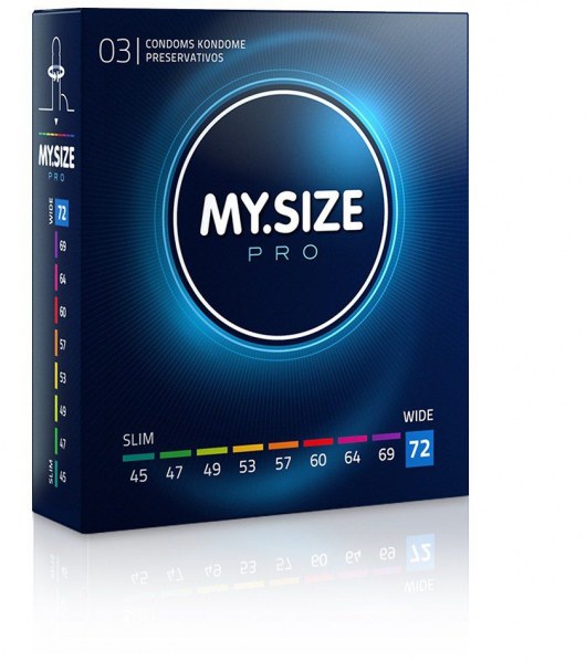 Презервативы MY.SIZE размер 72 - 3 шт. - My.Size - купить с доставкой в Раменском