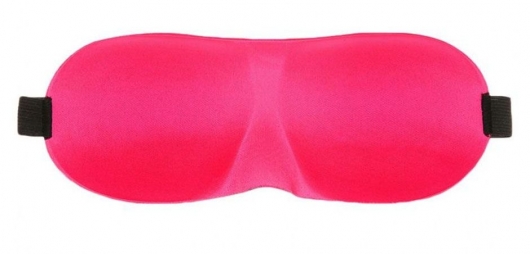 Розовая глухая маска на резинке - Sitabella - купить с доставкой в Раменском