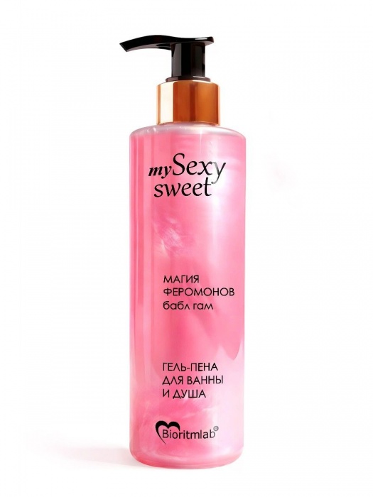 Гель-пена для ванны и душа Sexy Sweet с феромонами и ароматом бабл-гам - 200 мл. -  - Магазин феромонов в Раменском