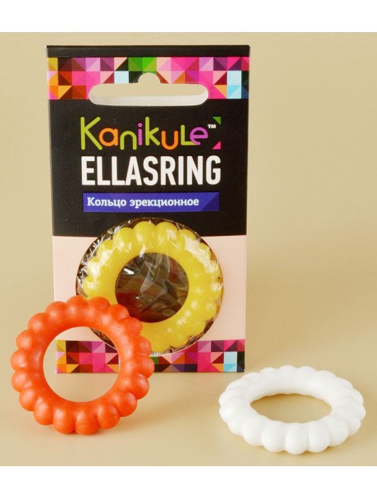Цветное рельефное эрекционное кольцо Ellasring - Sitabella - в Раменском купить с доставкой