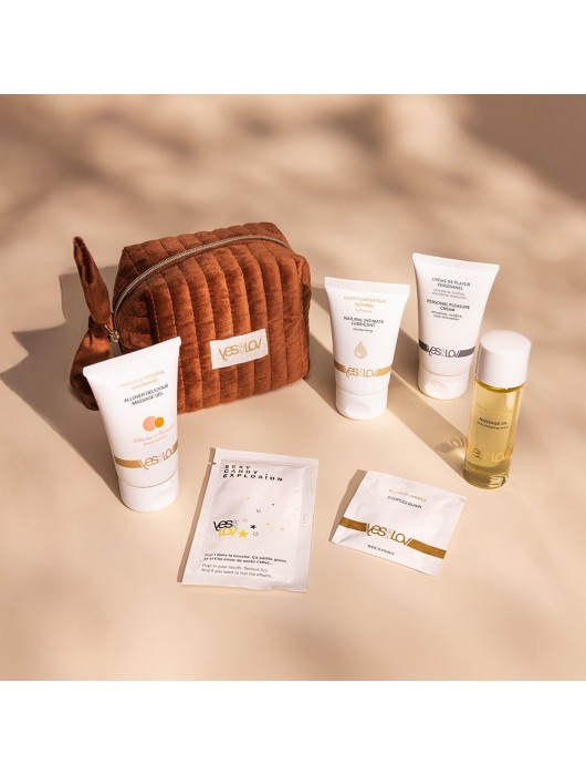 Набор YESforLOV La Trousse Enchantée в коричневой косметичке - YESforLOV - купить с доставкой в Раменском