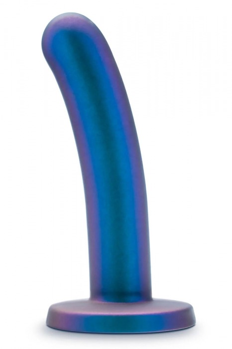Синяя насадка с гладкой поверхностью Surrender 5.75 Inch Intermediate Pegging Dildo - 14,6 см. - Blush Novelties - купить с доставкой в Раменском