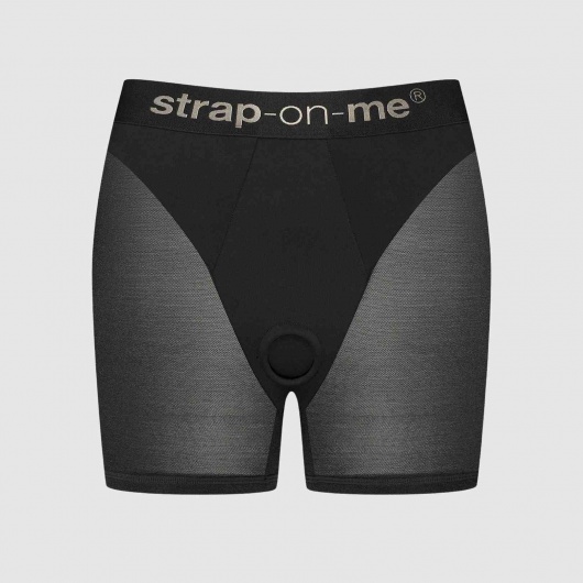 Трусики-шорты для фиксации насадок Strap-on-me Harness Lingerie Halo - size XL - Strap-on-me - купить с доставкой в Раменском