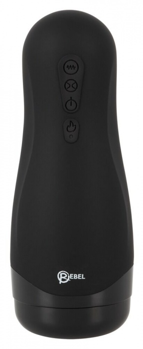 Черный вибромастурбатор с подогревом Masturbator with 3 Functions - Orion - в Раменском купить с доставкой
