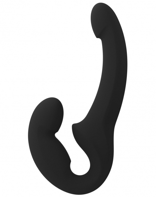 Черный безремневой страпон Share Lite - Fun Factory - купить с доставкой в Раменском