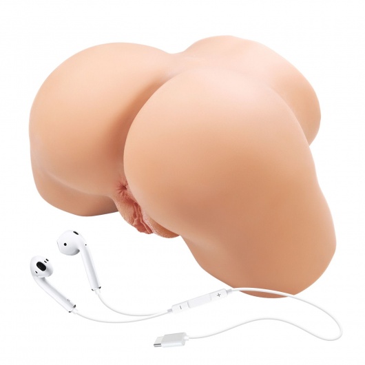 Телесный мастурбатор Olivia с 2 любовными отверстиями - Baile - в Раменском купить с доставкой